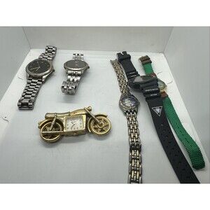 Lot of 6 Watches Clock Disney Novelty Wrist Untested Needs Batteries Collector